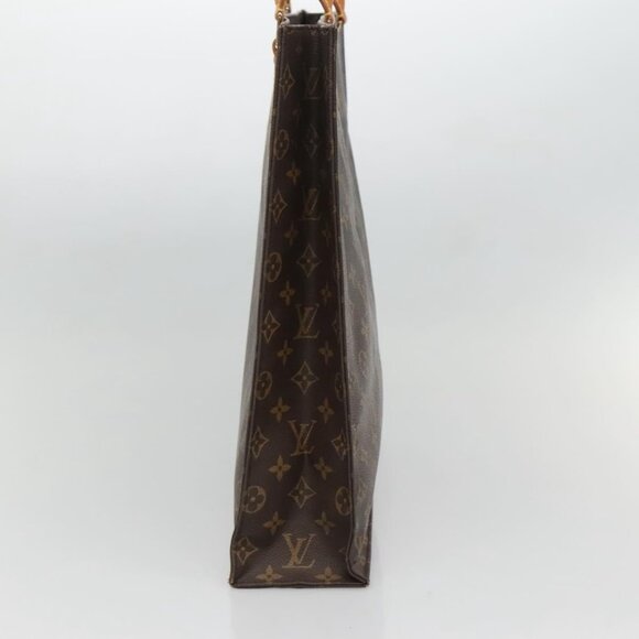 LOUIS VUITTON Monogram Sac Plat Hand Bag M51140 LV Auth 135410 - Picture 5 of 16